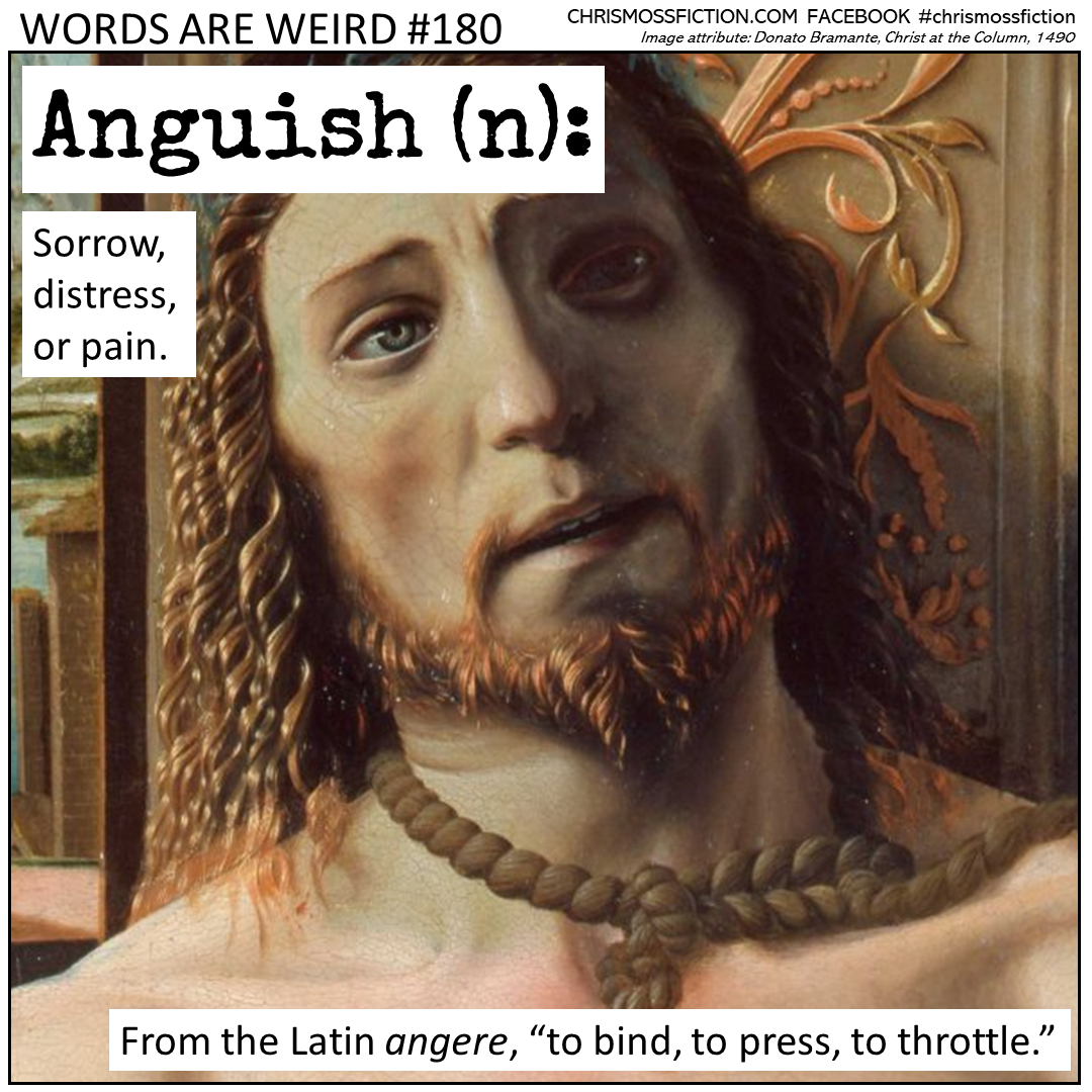 Words Are Weird #180 – Anguish - Chris Moss Fiction